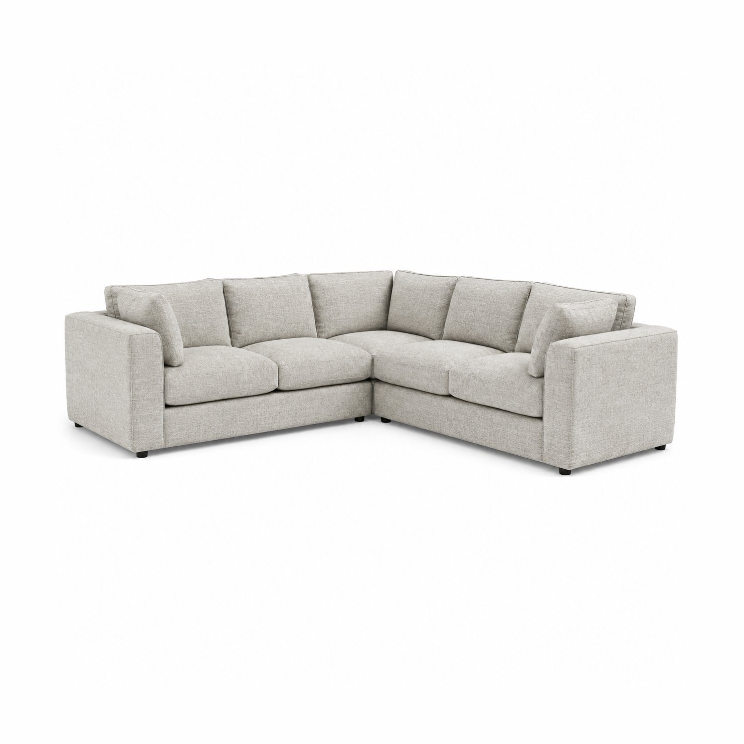 Numa 3-Piece Modular Upholstered Sectional Sofa – Greige