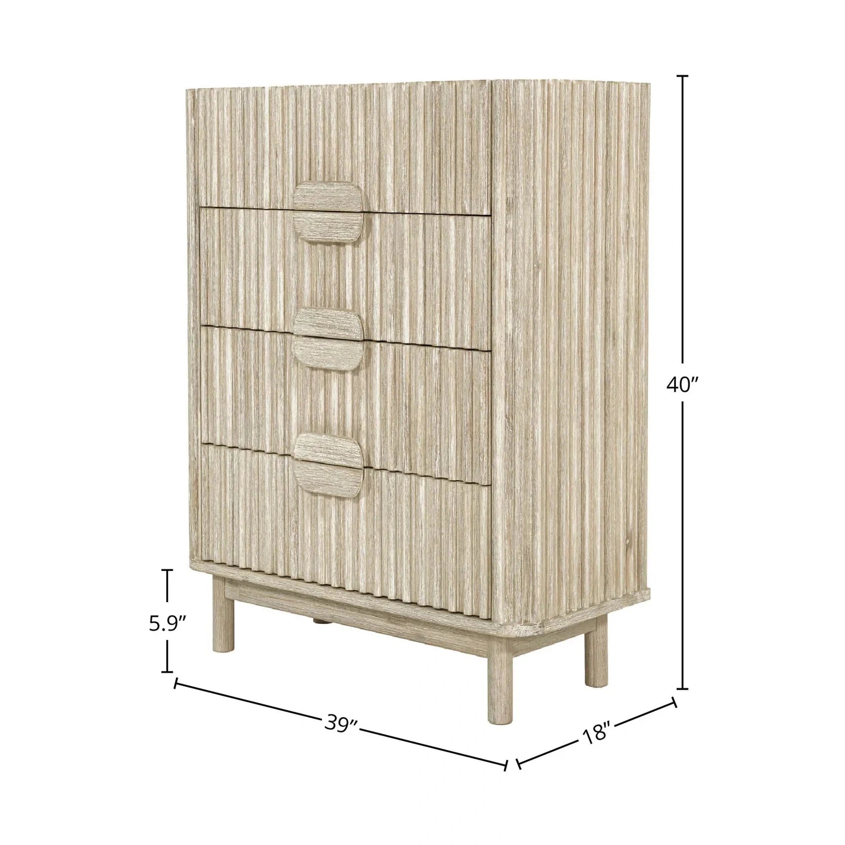 Delora 4 Drawer Chest