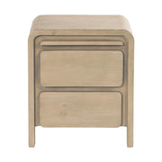 Fremont 2 Drawer Nightstand - Scrubbed Teak