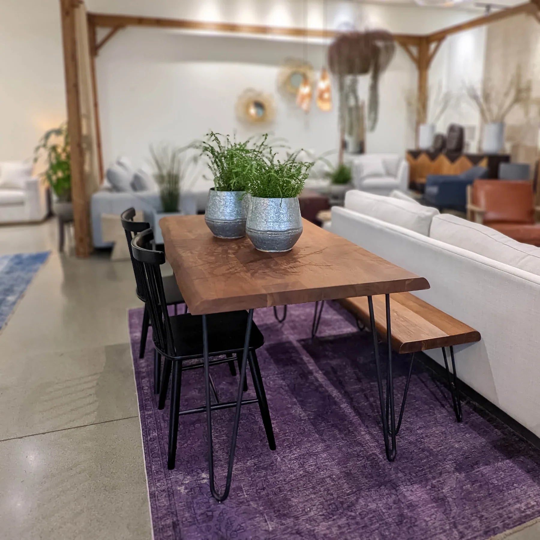 Torvis Dining Table - Matte Brown