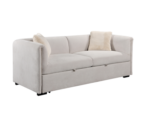 Asha Media Sleeper with Cushions - Cream