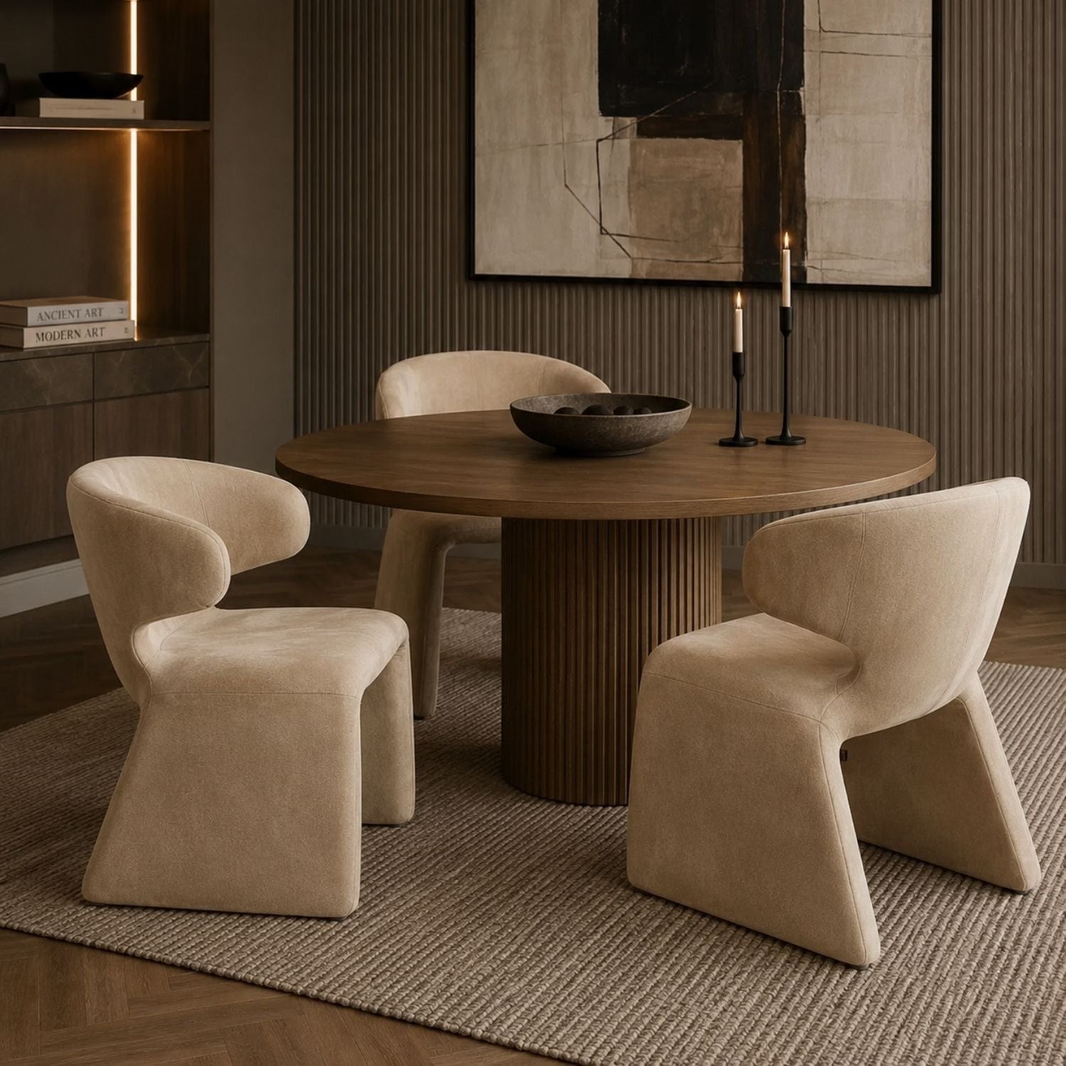 Oriana Modern Sculpted Dining Chair