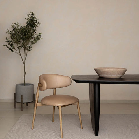 Zerith Round Standing Pot Stone