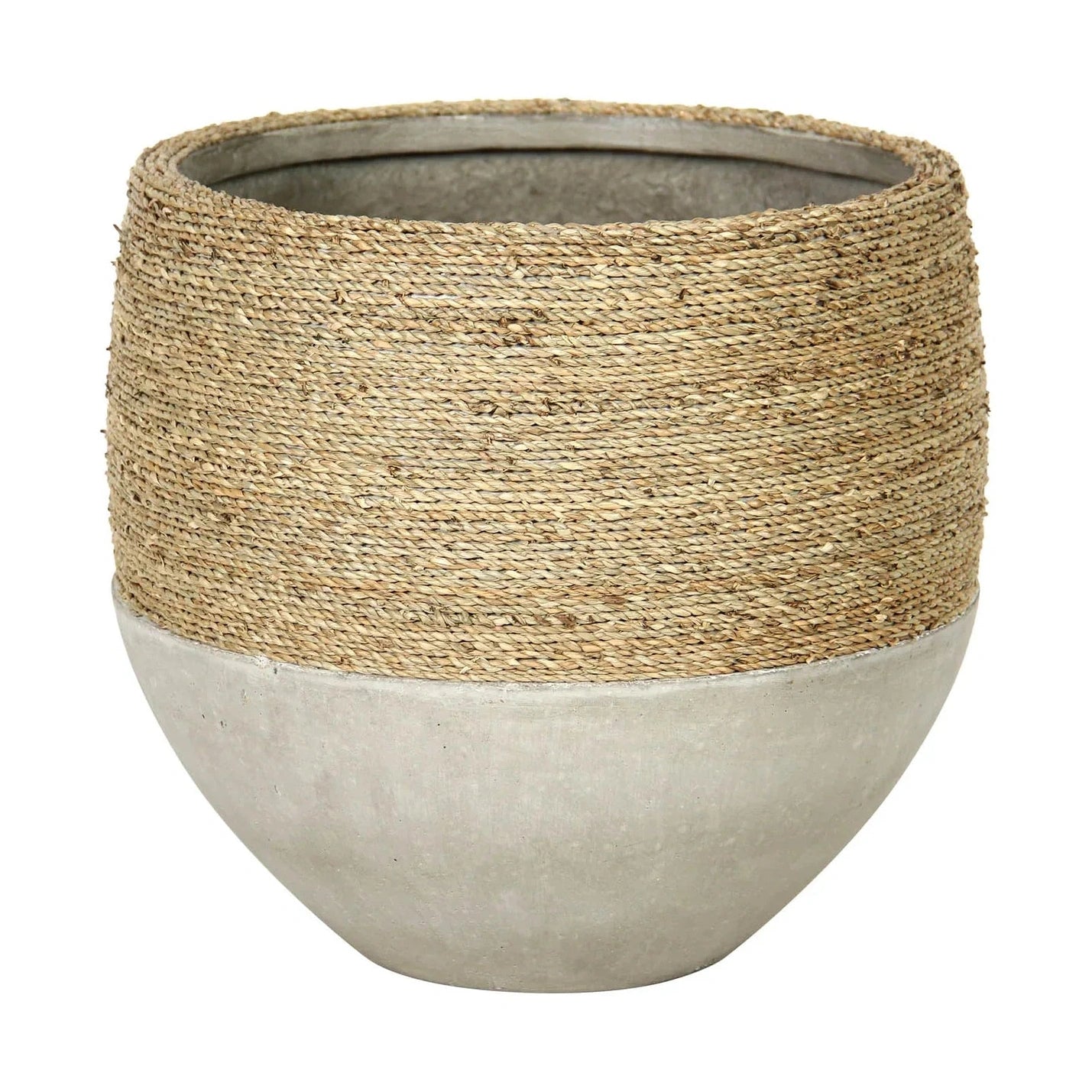 Invarra Grass and Concrete Pot
