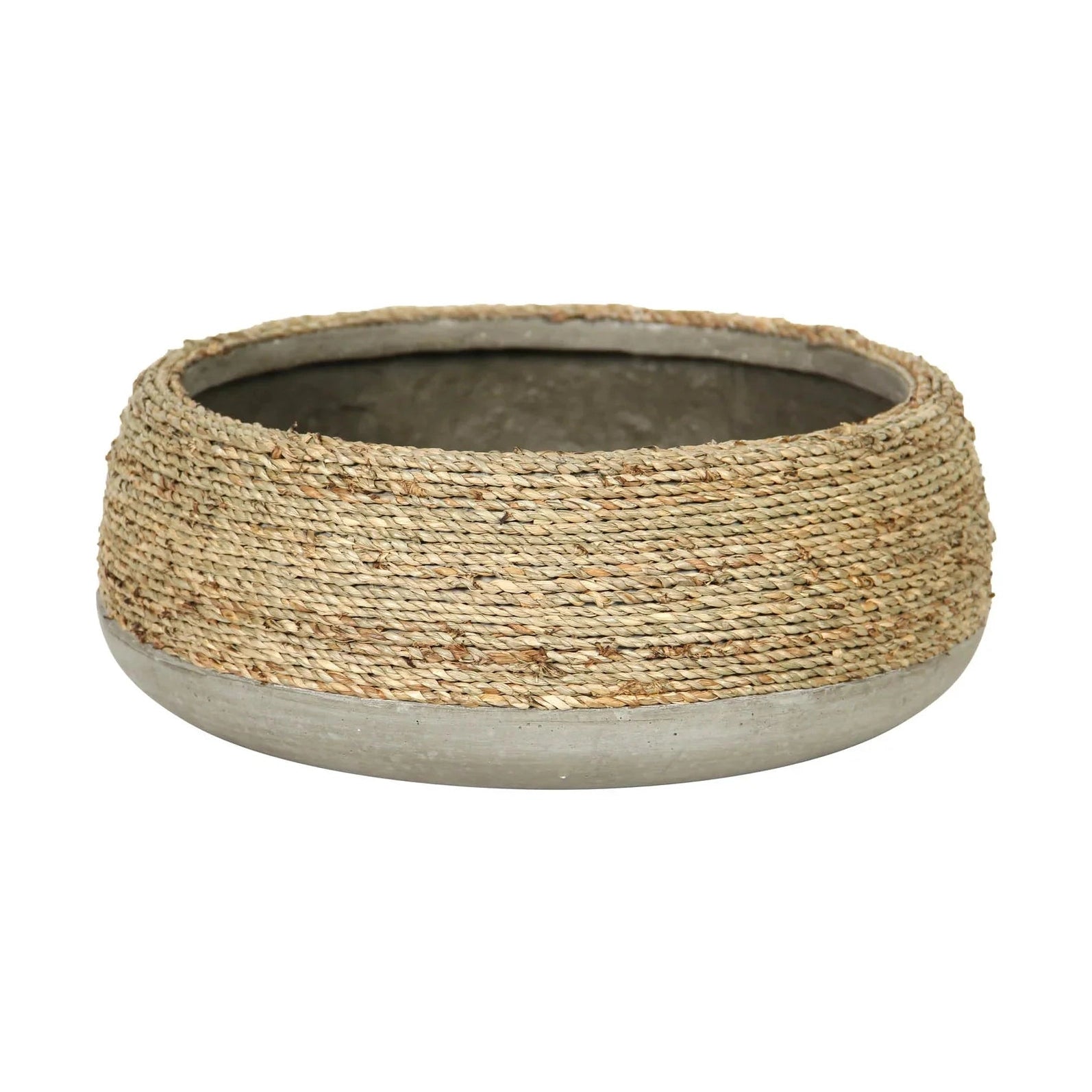 Invarra Grass and Concrete Pot
