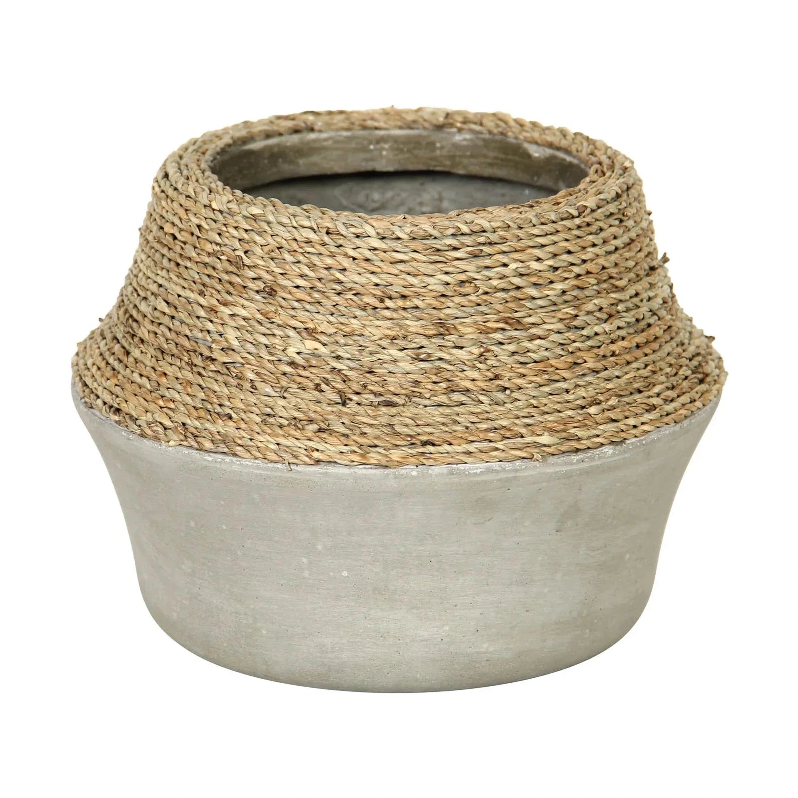 Invarra Grass and Concrete Pot