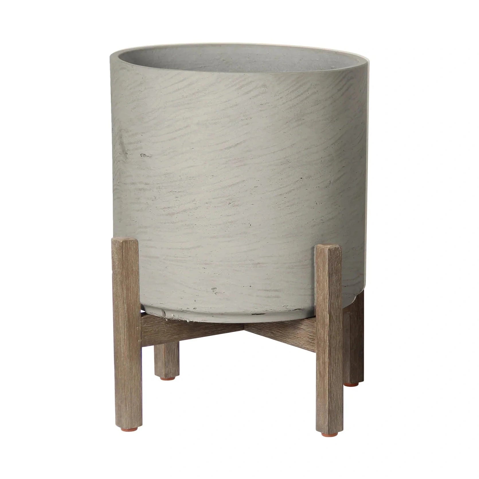 Zerith Round Standing Pot Stone