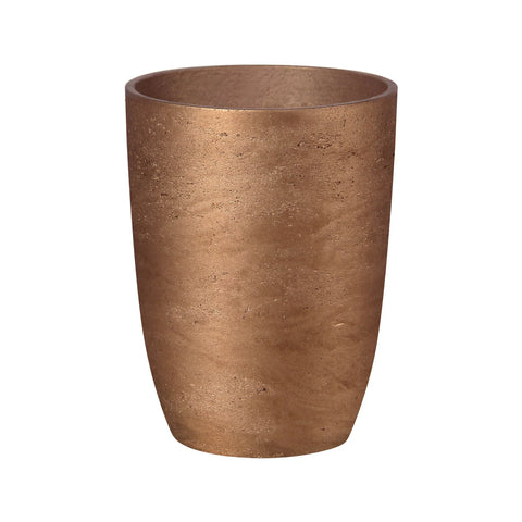 Mineral Tapered Vase - Metallic Bronze