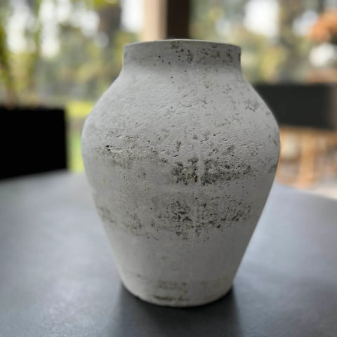 Amphora Medium Vase - Antique White