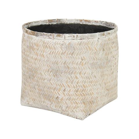 Bamboo Indoor Basket Pot