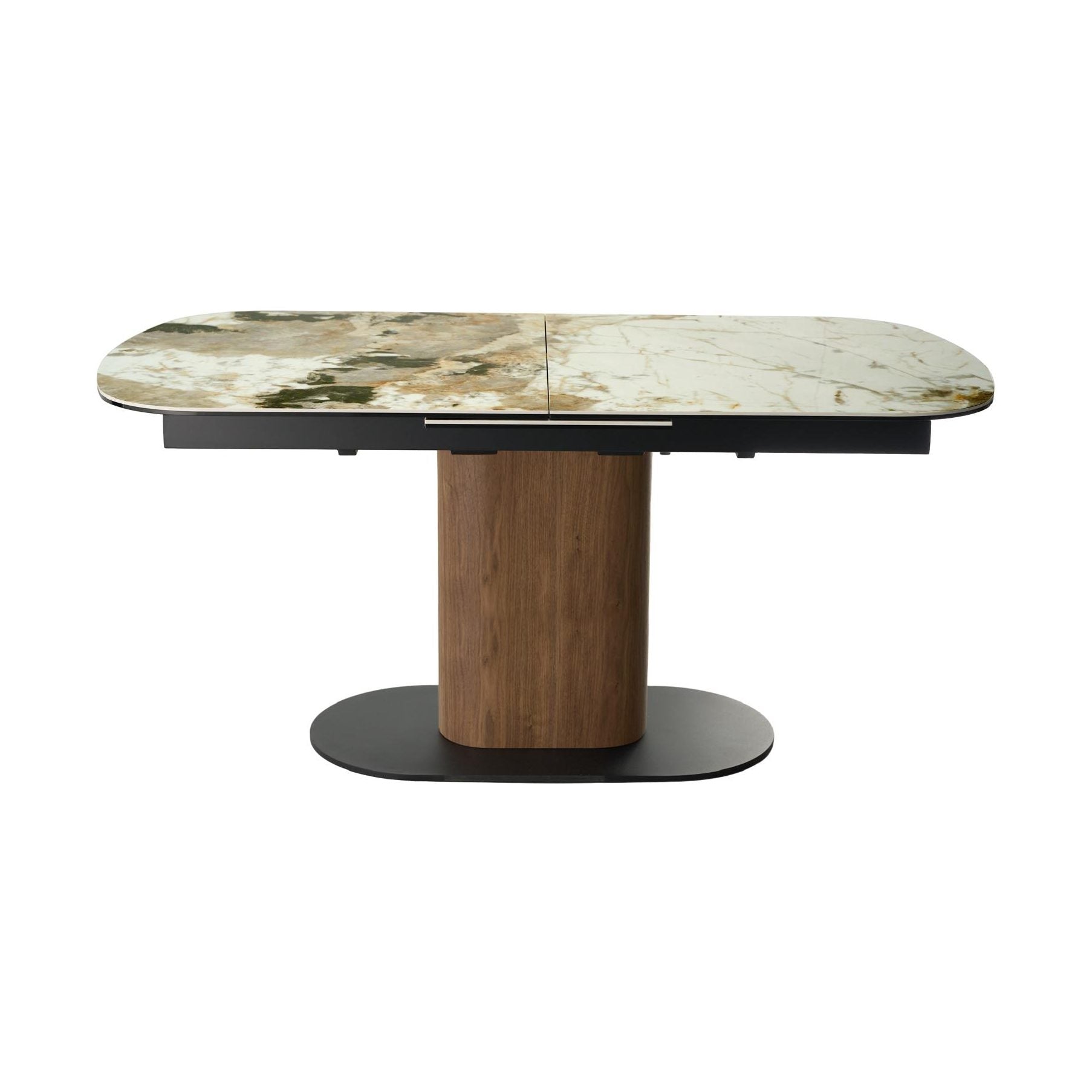 Soren Glossy Ceramic-Top Extension Dining Table