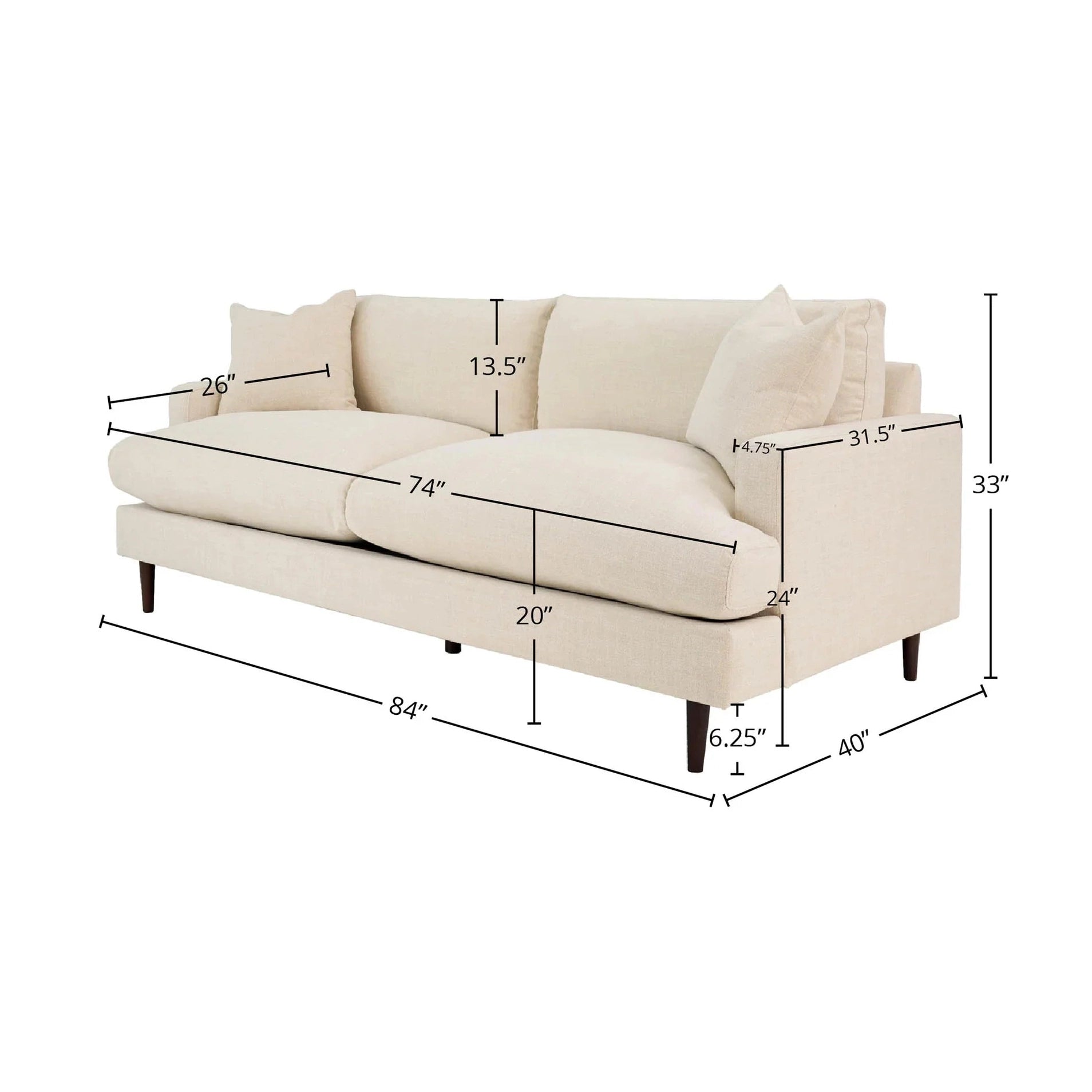 Thessalyn Sofa - Beach Alabaster