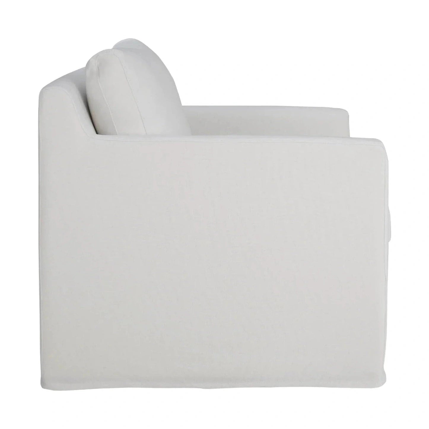Torwyn Club Chair - White Linen