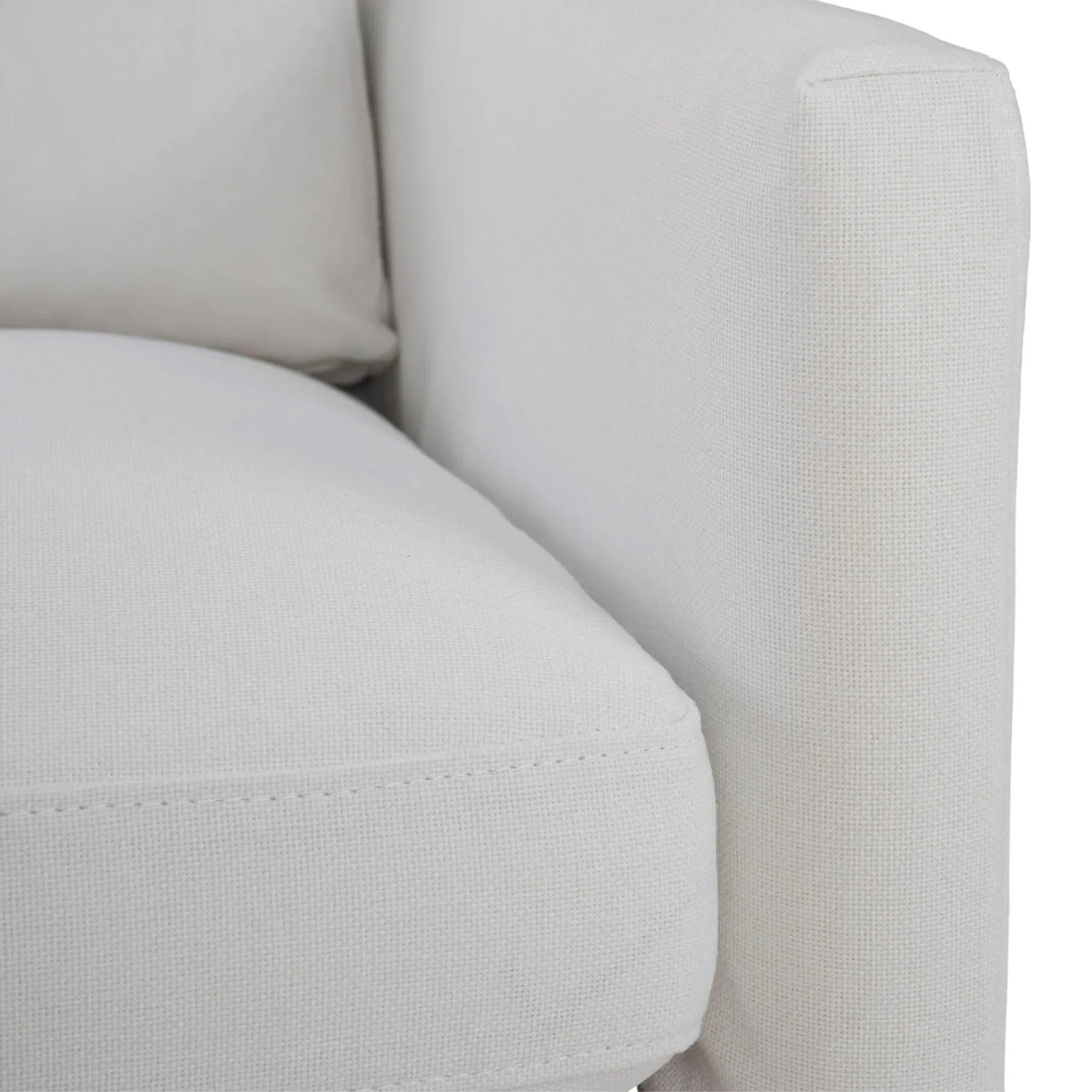 Torwyn Club Chair - White Linen