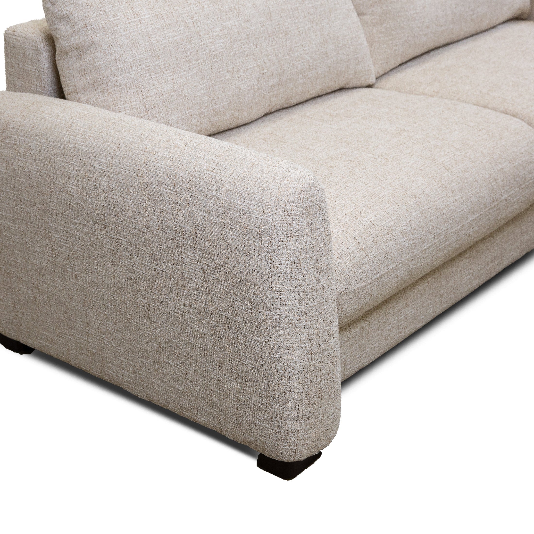 Perry 3-Seater Performance Fabric Sofa Bed – Oatmeal