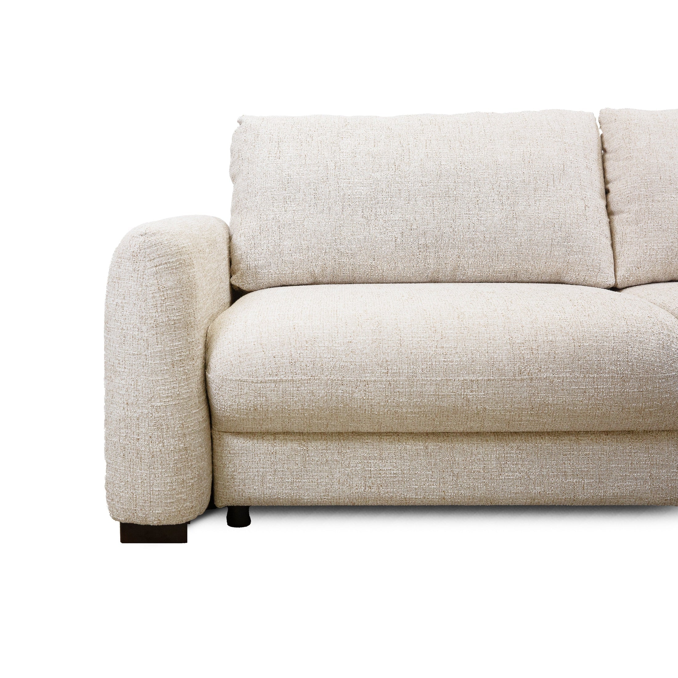 Perry 3-Seater Performance Fabric Sofa Bed – Oatmeal