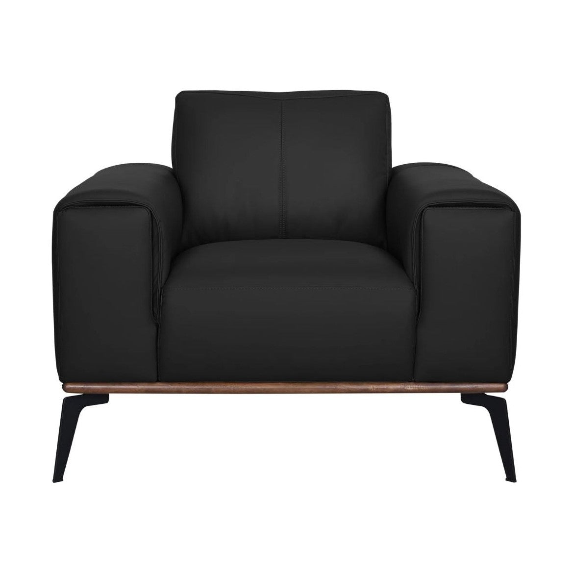 Pietro Genuine Leather Accent Chair