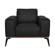 Pietro Genuine Leather Accent Chair
