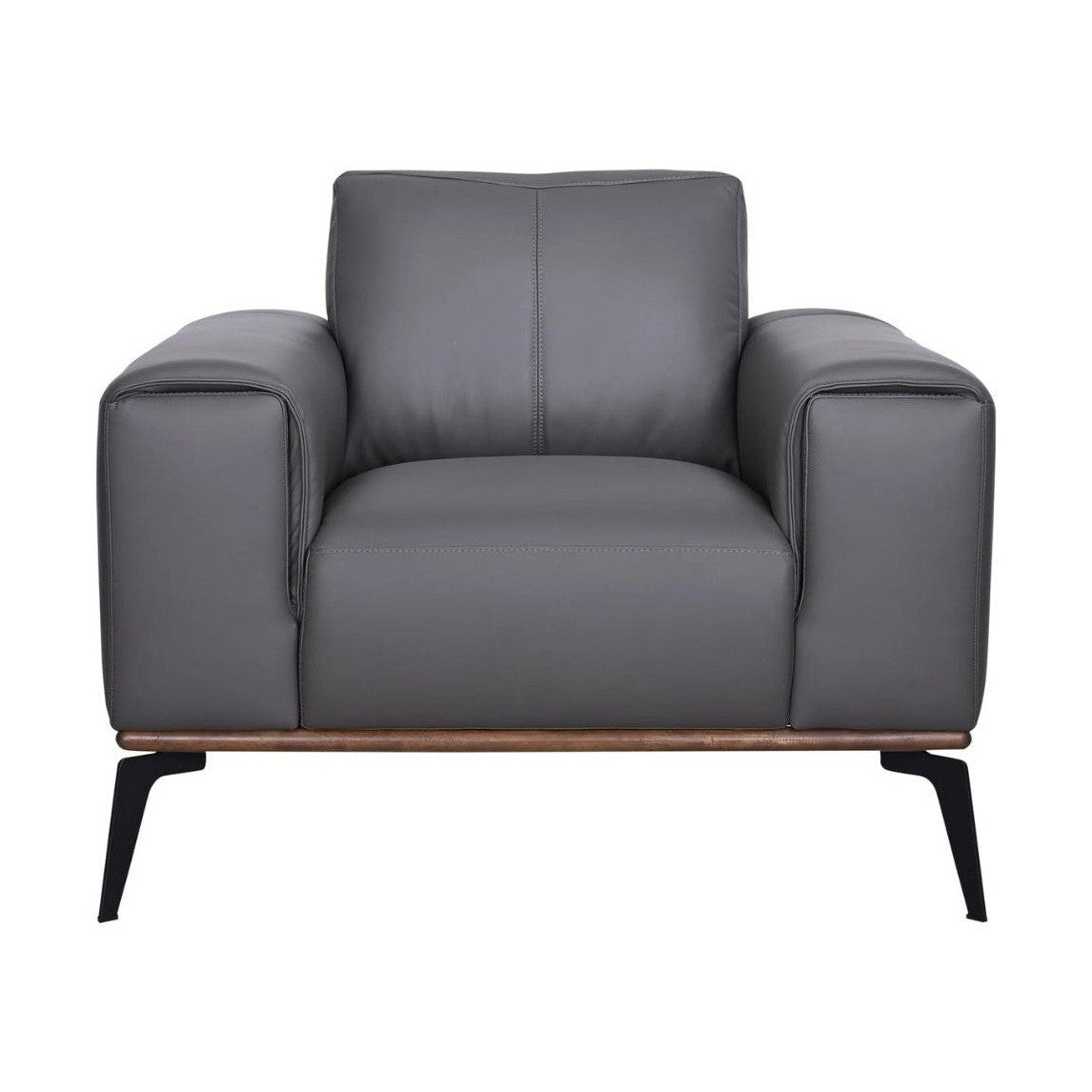Pietro Genuine Leather Accent Chair