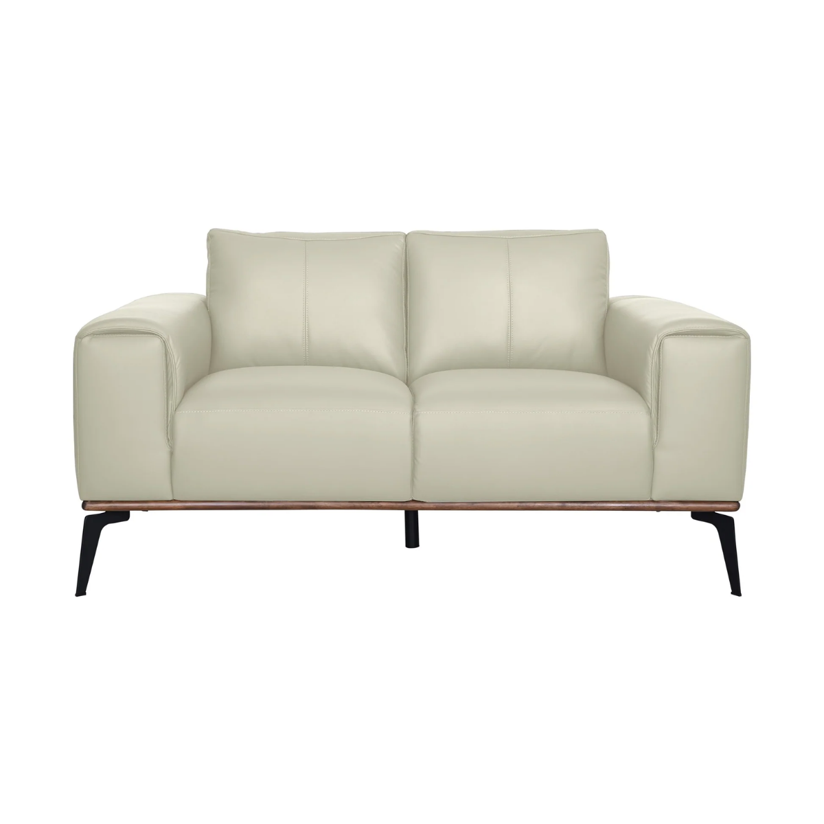 Pietro Genuine Leather Loveseat