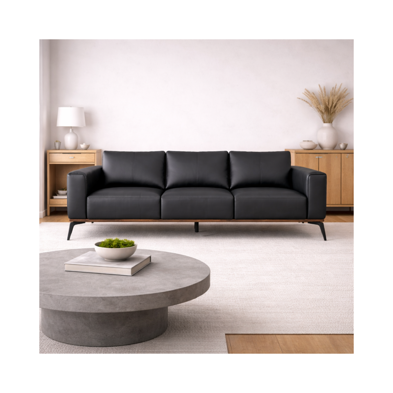 Pietro Genuine Leather Sofa