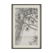 Ponderosa Whisper Hand Embelished Framed Artwork Matted under Glass