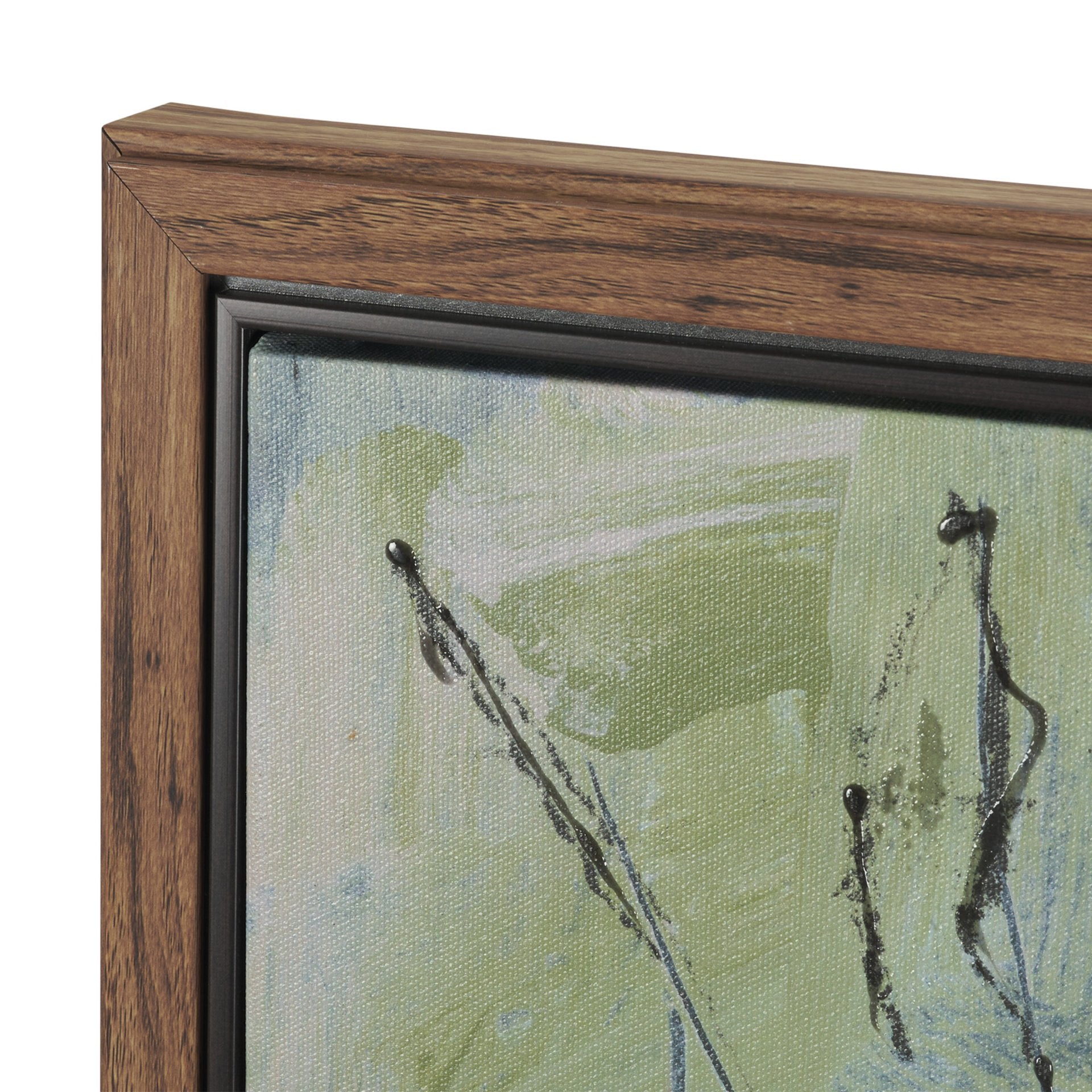 Posies Hand Embelished Textured Framed Canvas Artwork