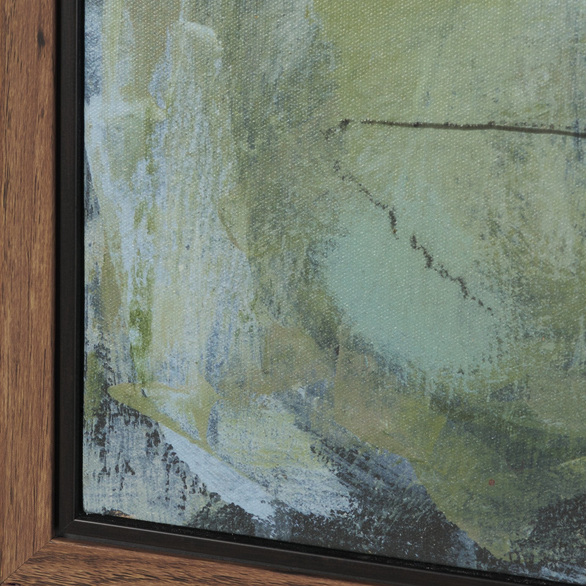 Posies Hand Embelished Textured Framed Canvas Artwork