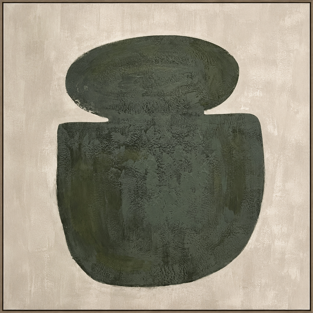 Prana Hand Painted Framed Canvas Wall Art