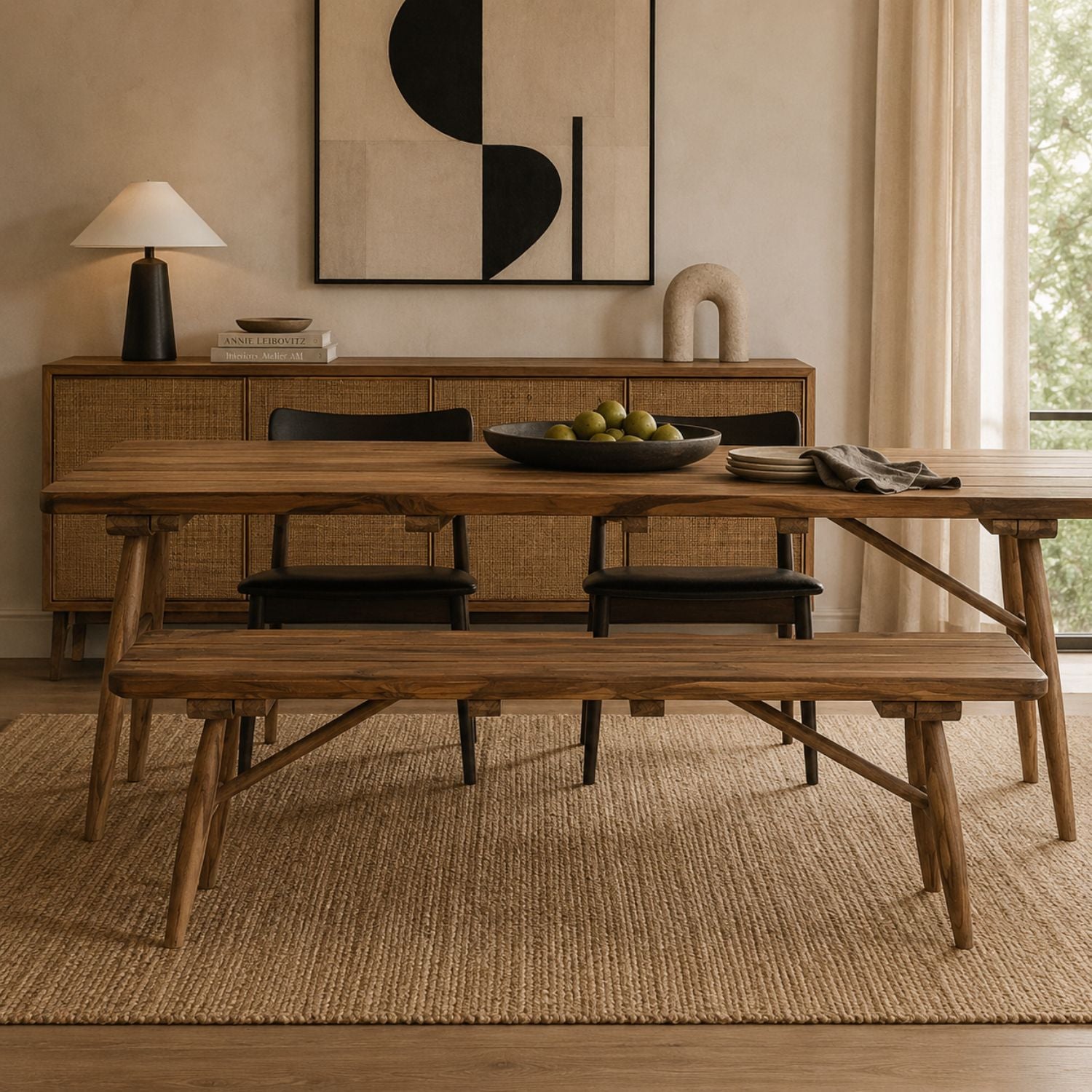 Prylor Outdoor Dining Bench