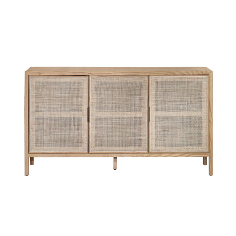 Rattan 3 Door Sideboard - Natural