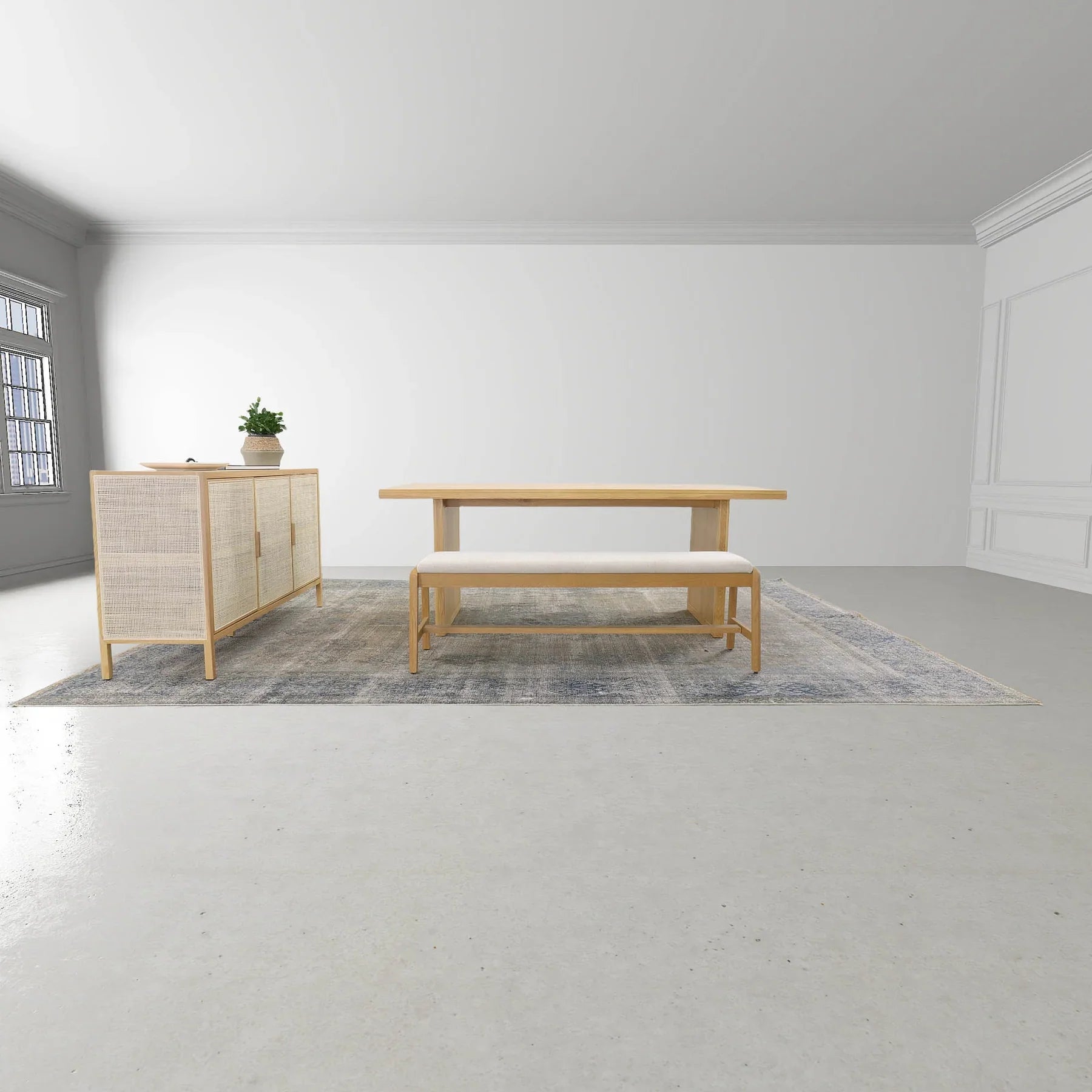 Lenver Dining Table - Natural