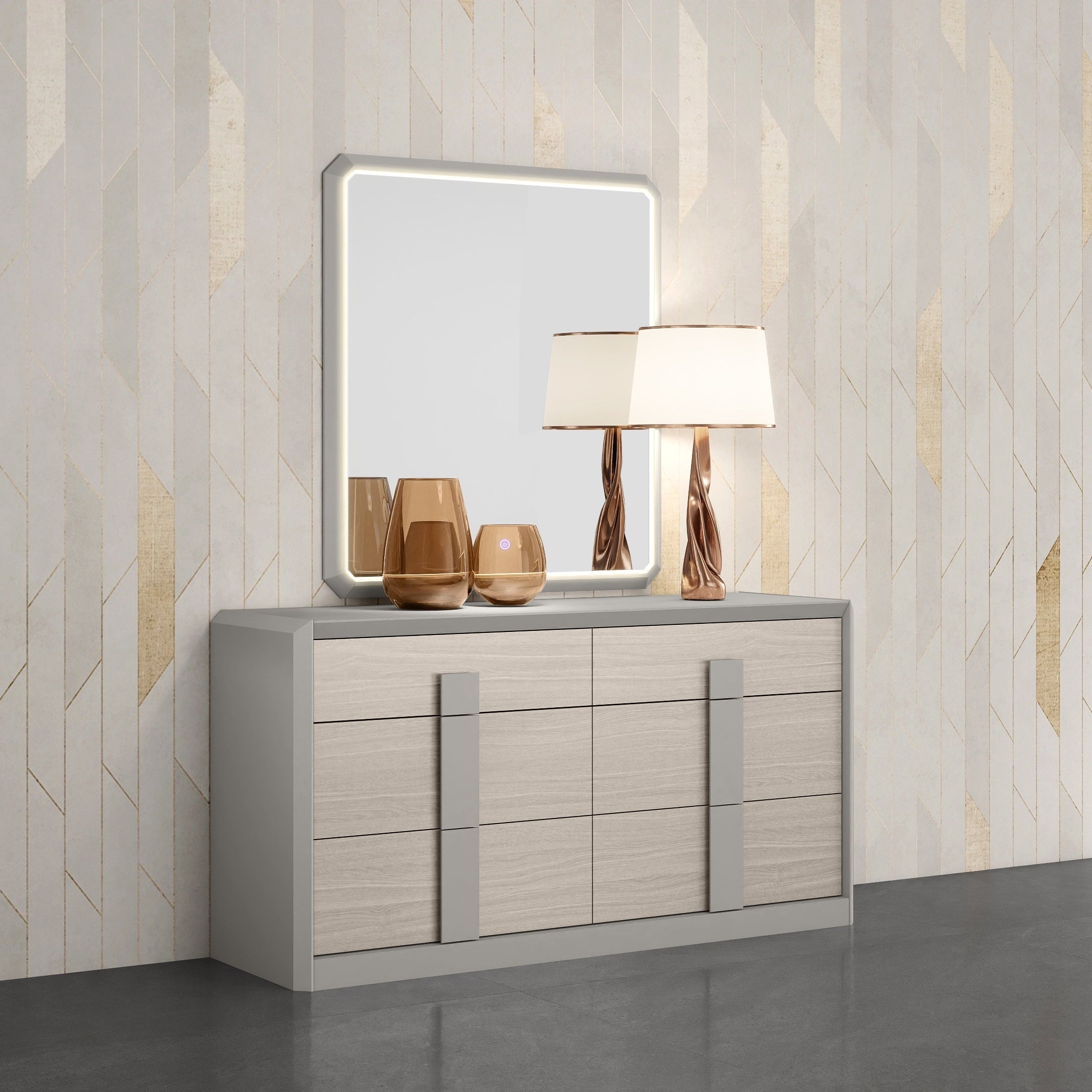 Elvira 6 Drawer Dresser