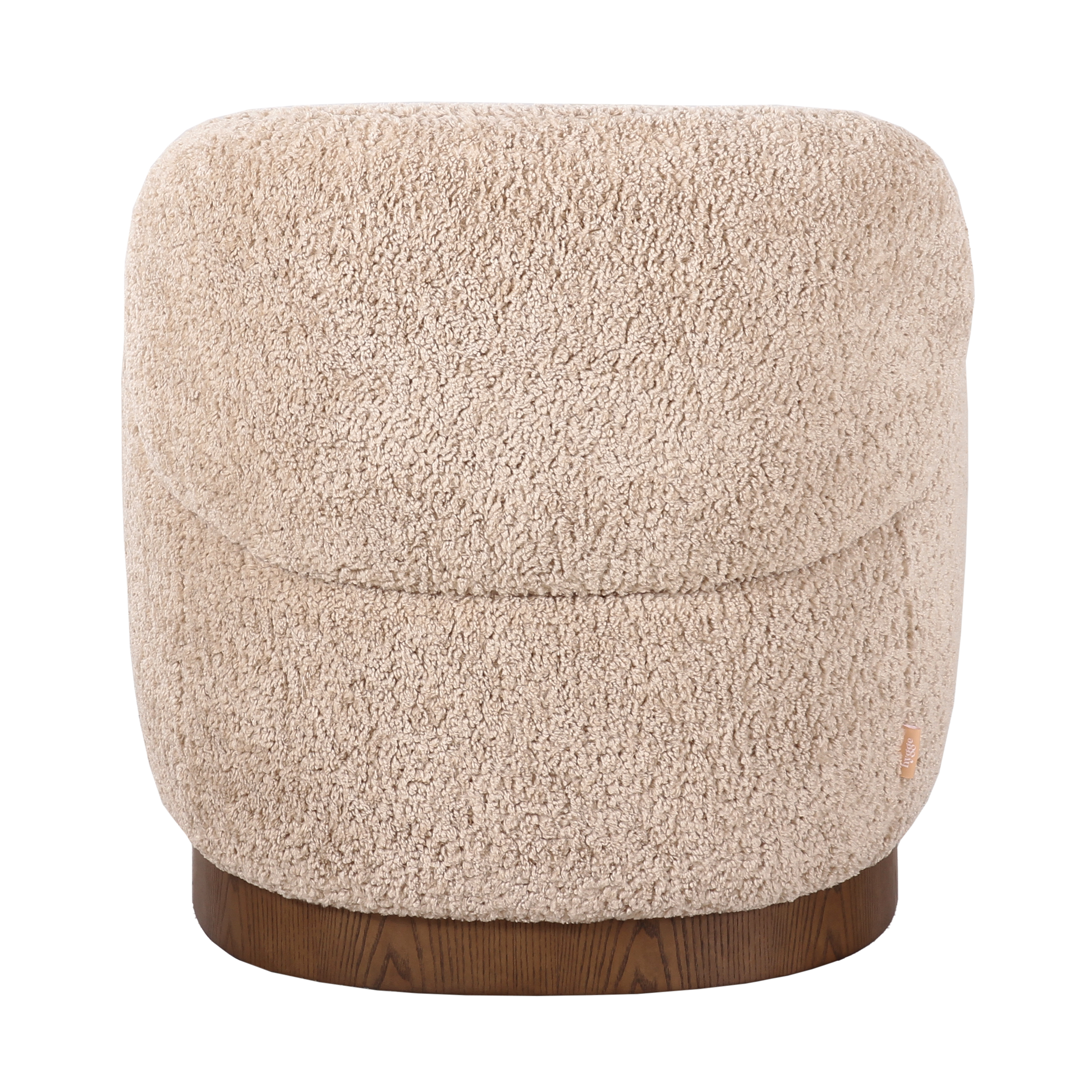 Arezzo Sculptural Accent Chair – Warm Beige