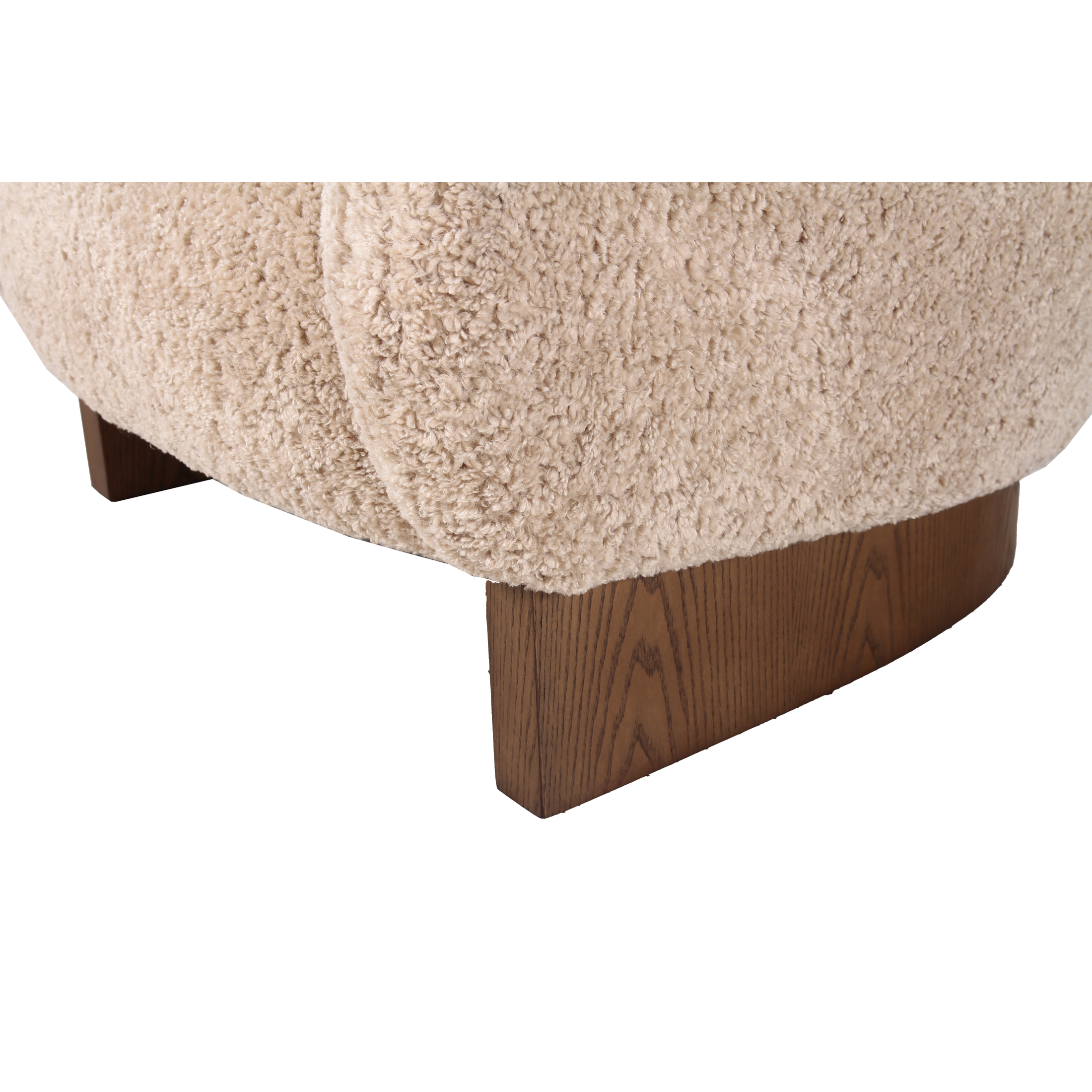 Arezzo Sculptural Accent Chair – Warm Beige