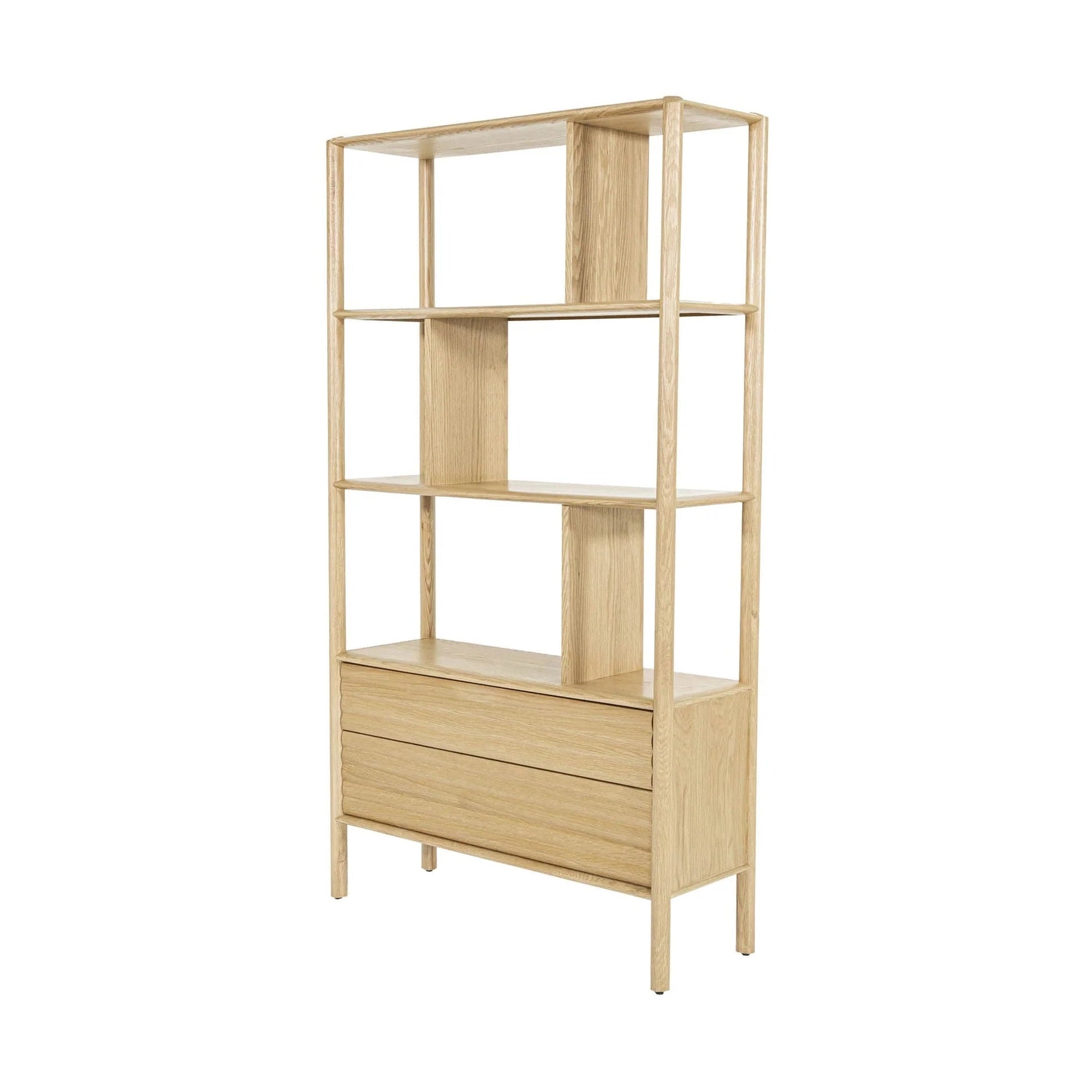 Kevara Bookcase - Light Oak