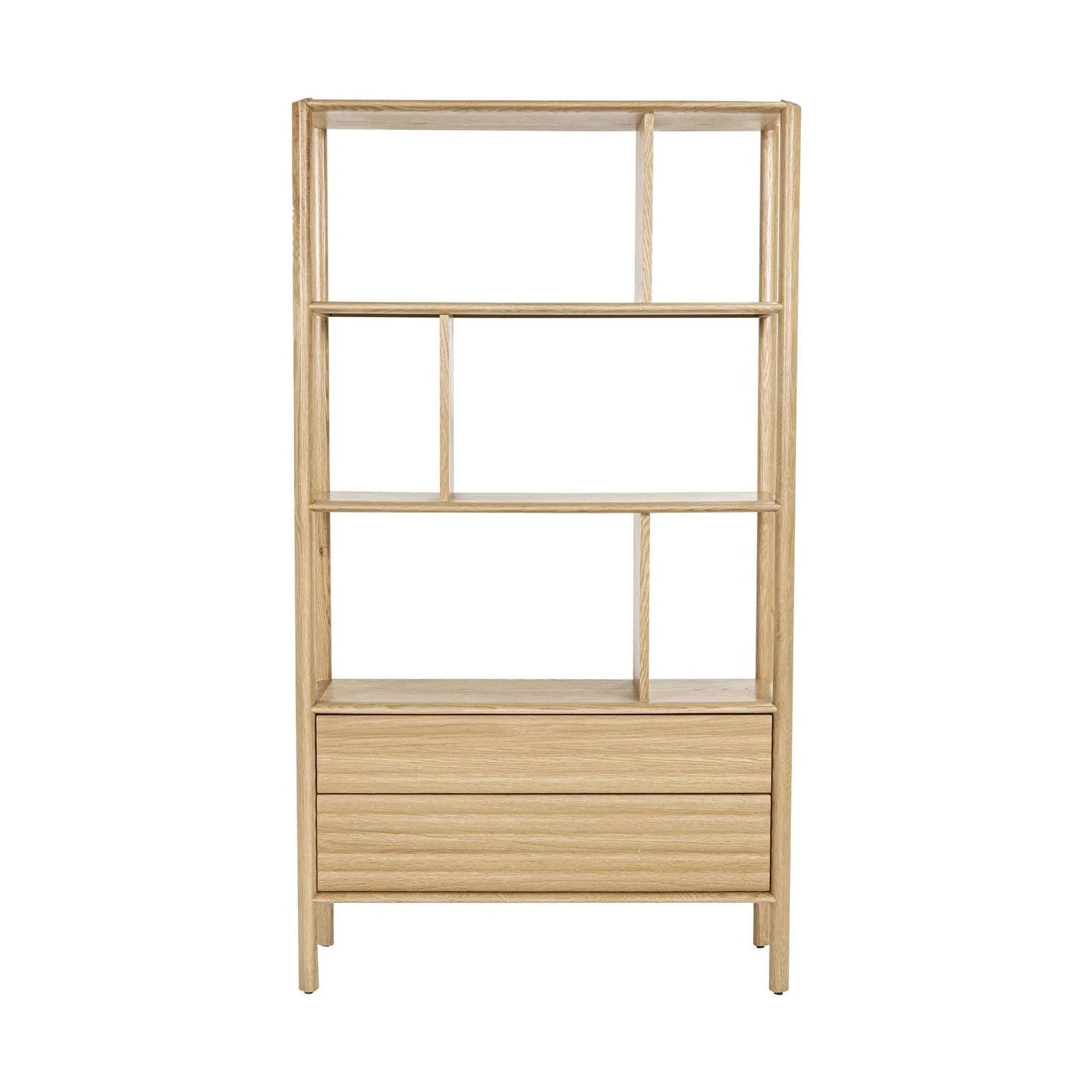 Kevara Bookcase - Light Oak