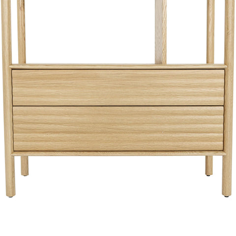 Kevara Bookcase - Light Oak