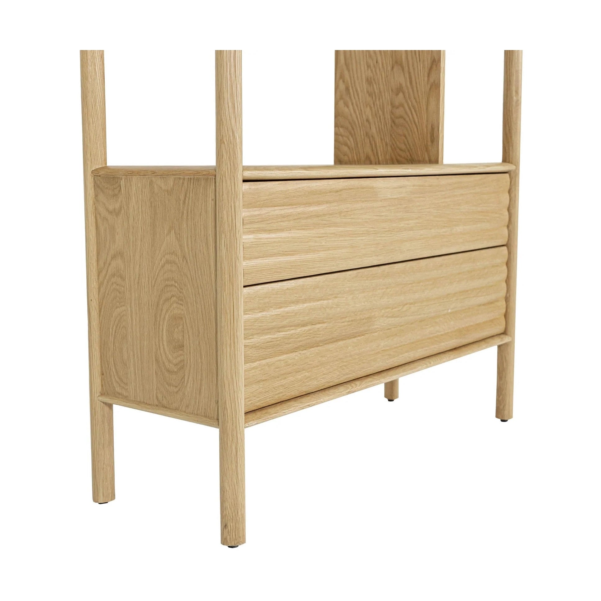 Kevara Bookcase - Light Oak
