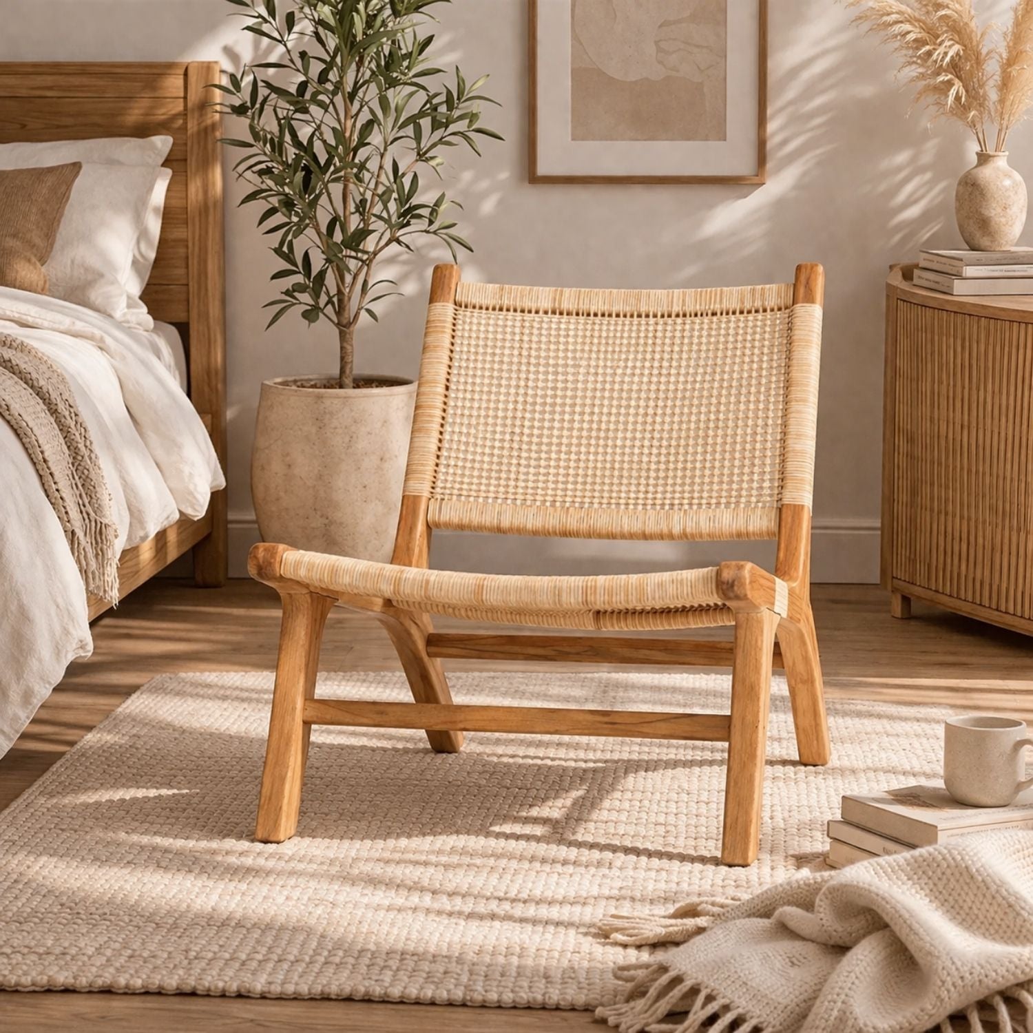 Rattan Sling Chair