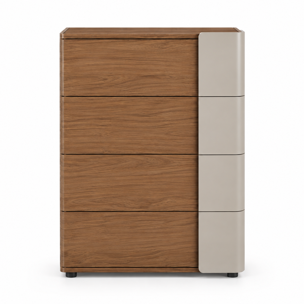 Ravello Chest – Greige & Walnut
