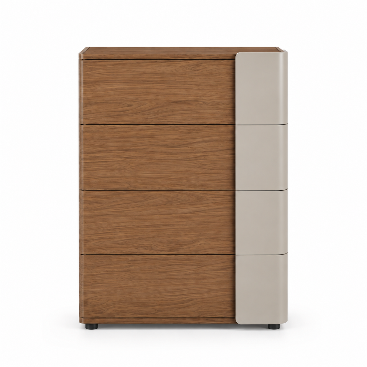 Ravello Chest – Greige & Walnut