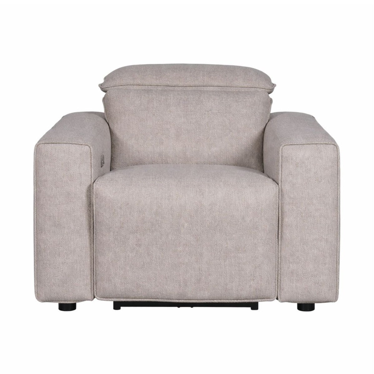 Regis Power Reclining Chair - Light Brown