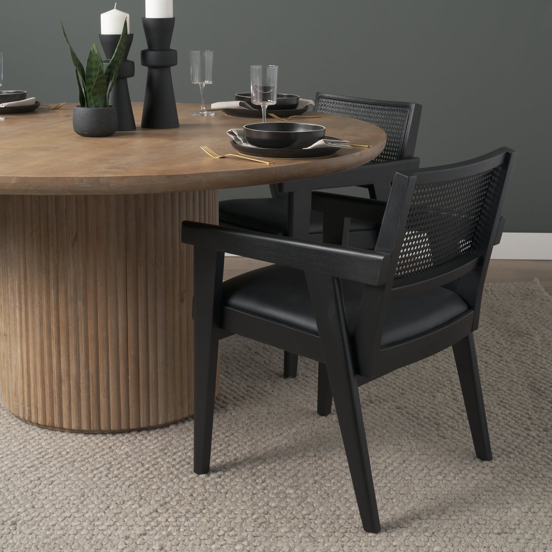 Reid Framed Dining Armchair
