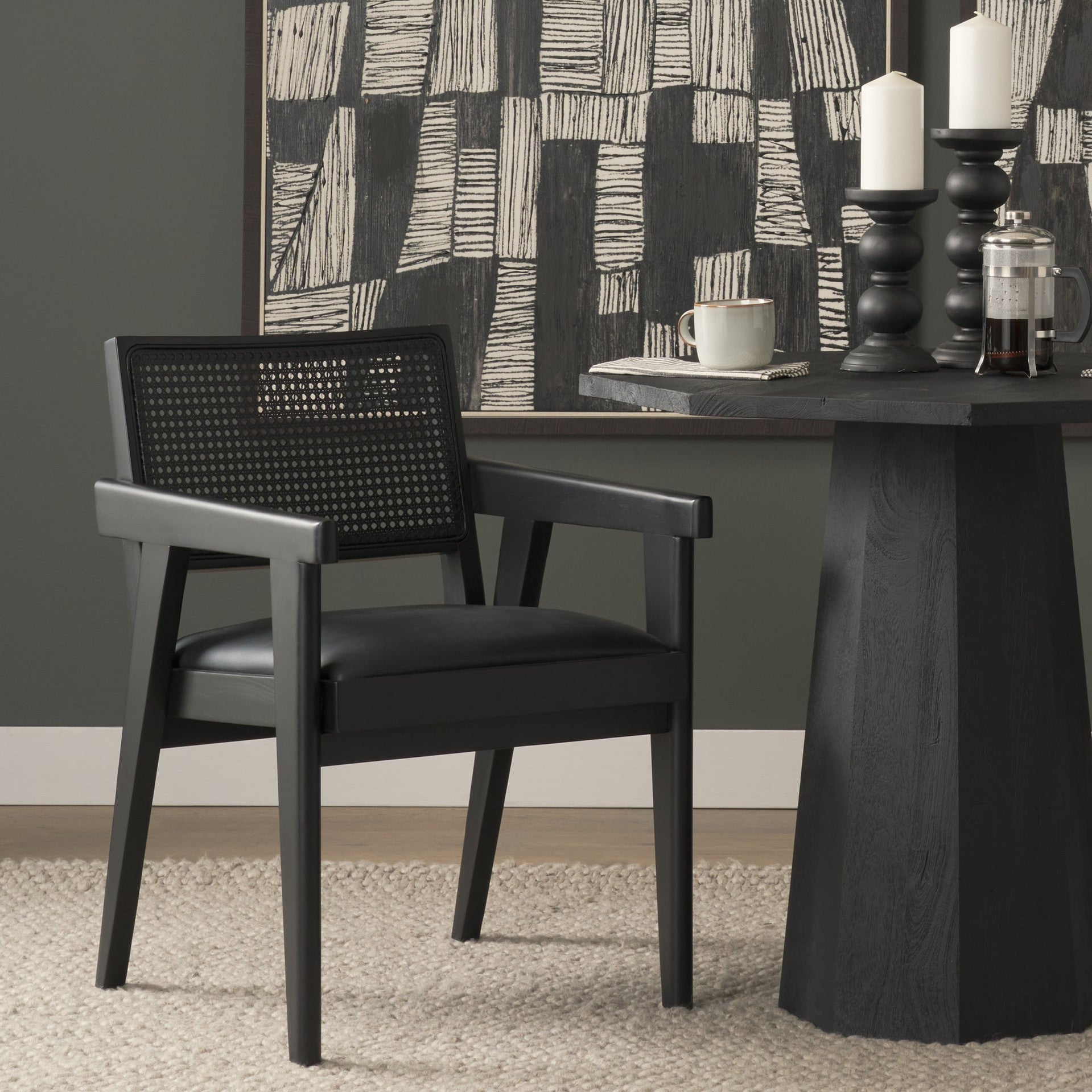 Reid Framed Dining Armchair