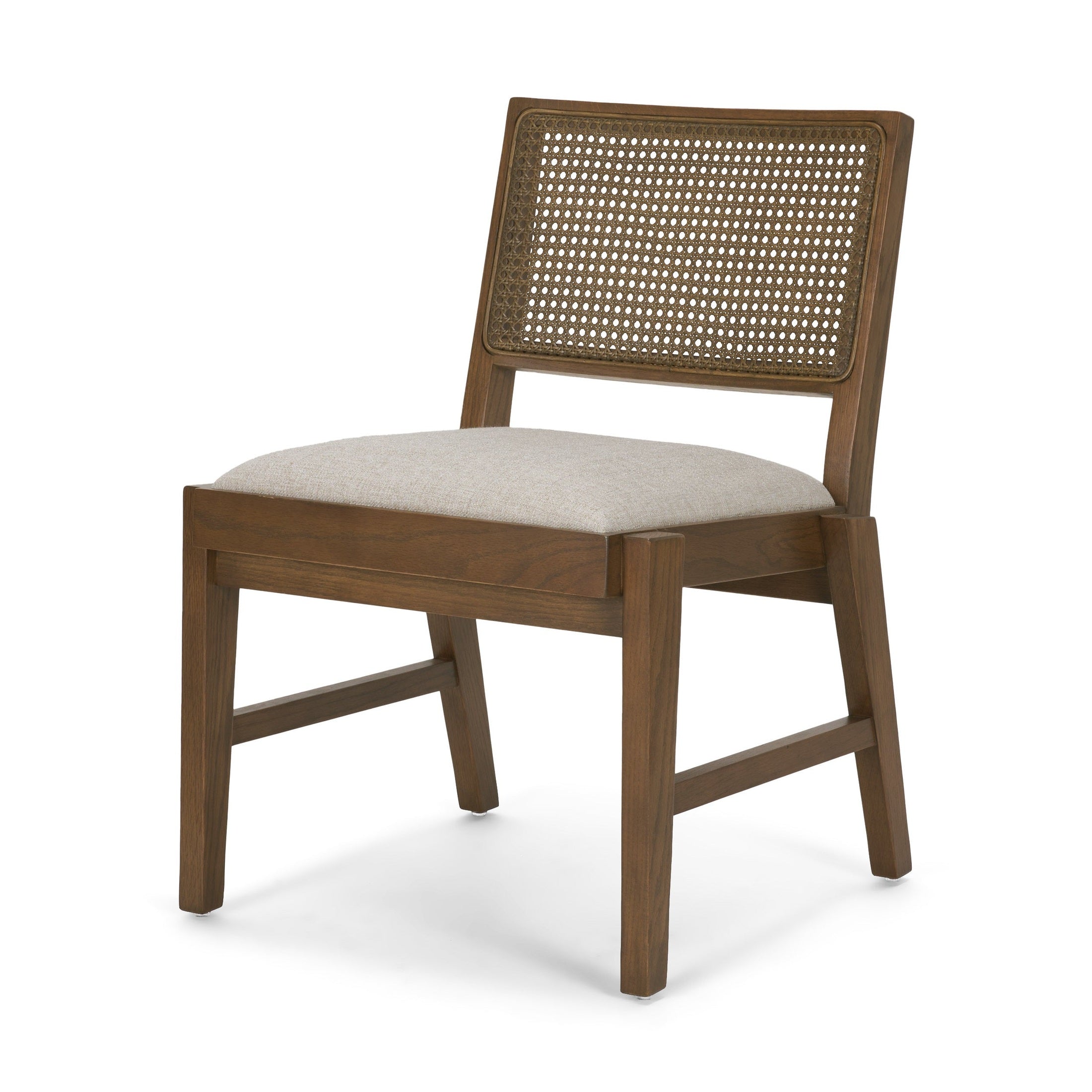 Reid Framed Cream Fabric Dining Chair