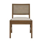 Reid Framed Cream Fabric Dining Chair