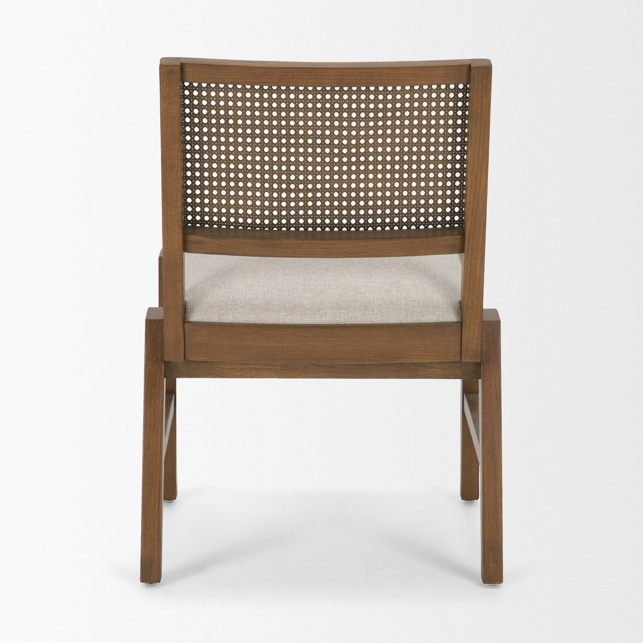 Reid Framed Cream Fabric Dining Chair