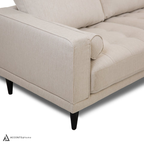 REINA SOFA SECTIONAL - RIGHT CHAISE - WHITE