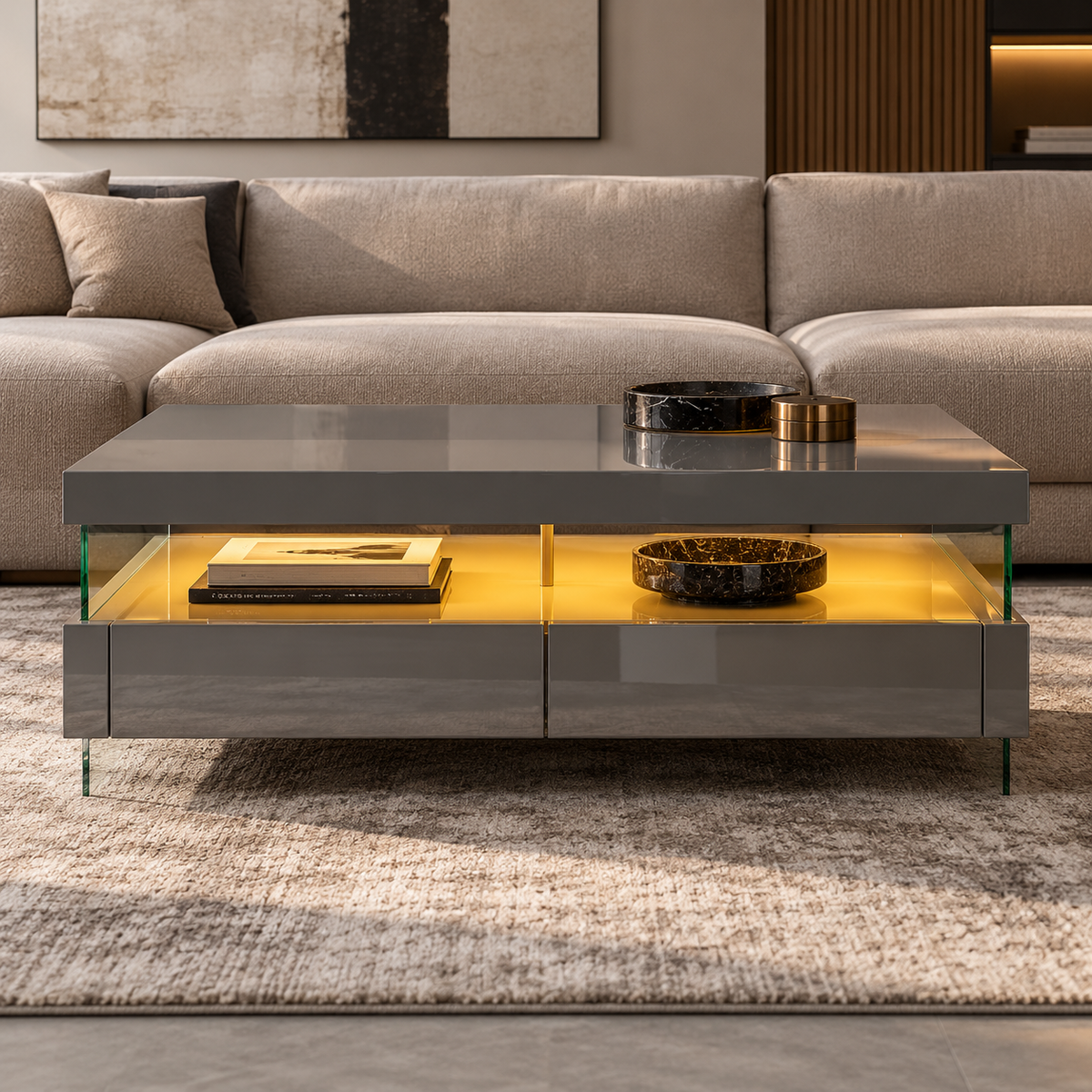 Ria Grey Coffee Table
